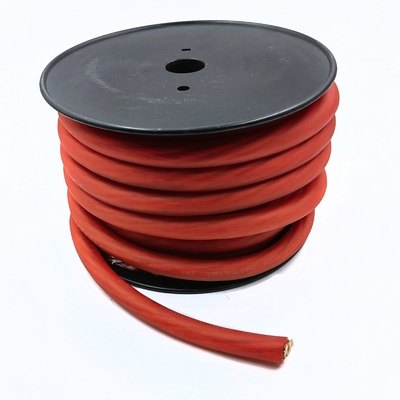 1/0 AWG Oversize Gauge 4/0 GA Araç Ses OFC Güç Kablosu Yumuşak Dokunma Esnek PVC Ceket