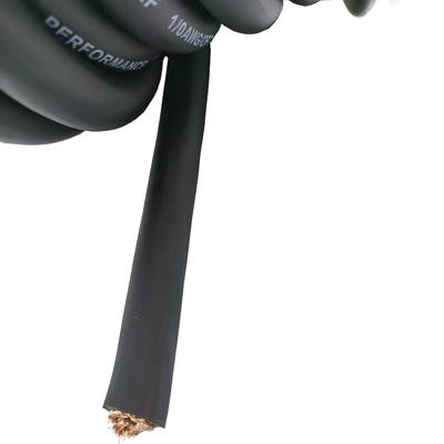 1/0 AWG Oversize Gauge 4/0 GA Araç Ses OFC Güç Kablosu Yumuşak Dokunma Esnek PVC Ceket