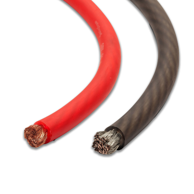 0 2 4 8 AWG ölçüsü PVC yalıtımlı araba ses gücü kablosu
