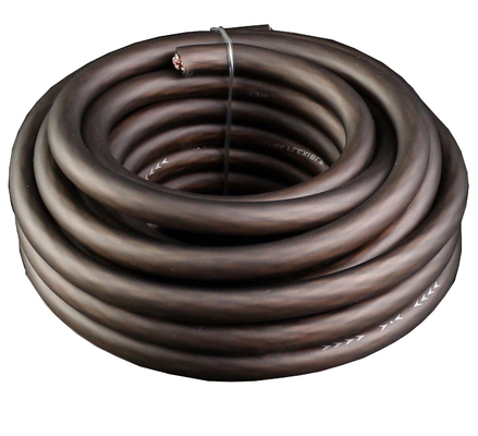 0 2 4 8 AWG ölçüsü PVC yalıtımlı araba ses gücü kablosu