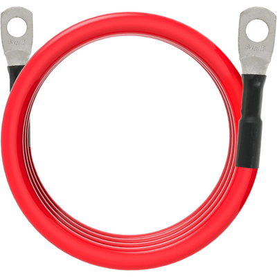 PVC Ceket Bakır Araba Ses Gücü Kablosu 1/0 2 4 6 AWG Ölçüm Batarya Kablosu