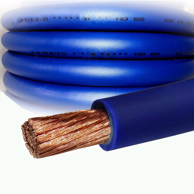 CCA Şef Araç Ses Yer Güç Kablosu Şeffaf PVC Ceket Üst Flex 4 AWG Ölçüm