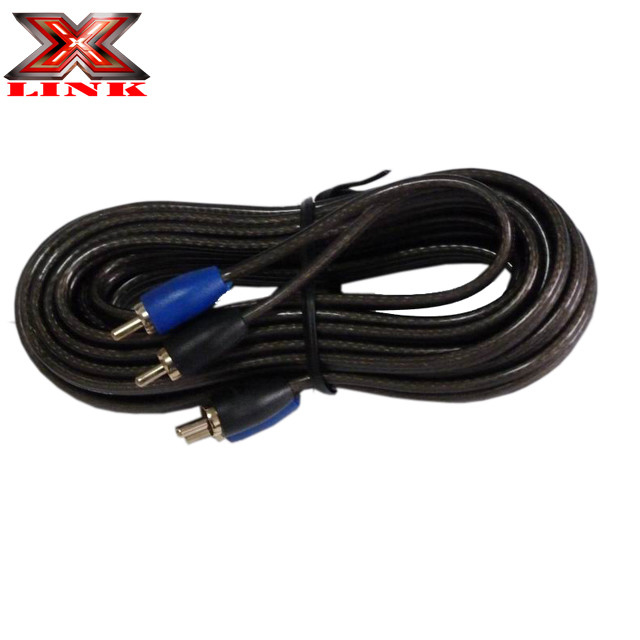 Otomatik RCA Ses Kablosu Y Adaptörü 0ft PVC yalıtım malzemesi ile kalkanlı RCA kabloları