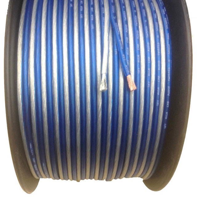 8.0mm Dış çapı OFC Hoparlör Ses Kablosu 99.99% Oksijensiz Bakır ile yapılmış