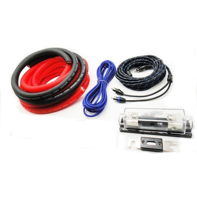 OFC KÖPER OR CCA 2500W 2000W 1500W Otomobil Amplifier Kablo Kablo Kablo Kablo Kablosu