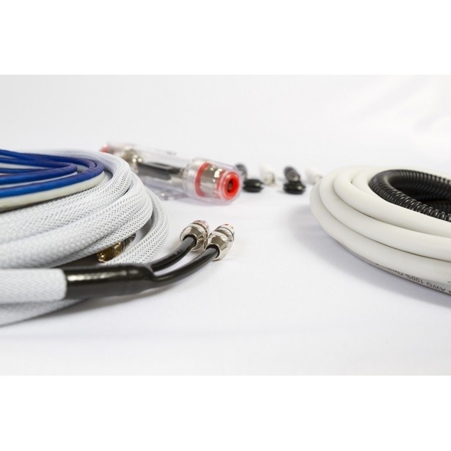 12V DC Voltage OFC Bakır 4 Gauge Araba Ses Güçlendirici ve Subs PVC Ceketli Kurulum Kablolama Kiti