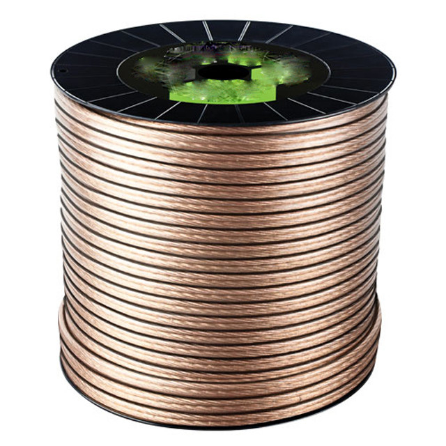 Yumuşak PVC Ceket 10-18 AWG GA OFC Tencereli OFC Hoparlör Kablosu Profesyonel Ses için