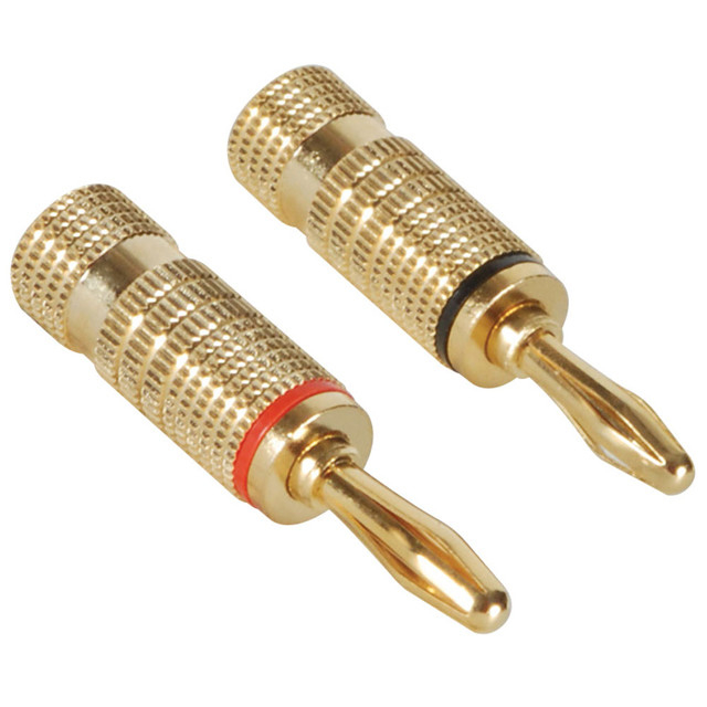 7.3mm Dış çaplı ses fişleri hoparlör tel sistemleri için Jack muz fişleri