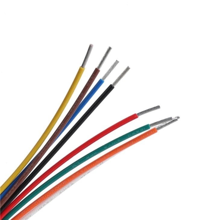 TINNED COPPER PVC CAKET UL1015 1007 yalıtımlı ekipman Kablo Kağıt Kağıt 0.5mm2 22AWG 26AWG 28AWG EN5075 2014