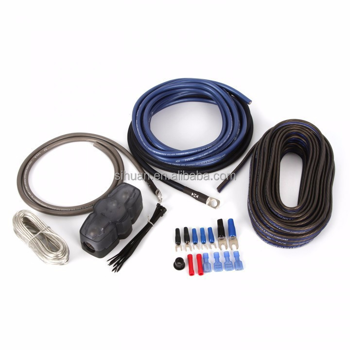 İzole edilmiş PVC 8AWG Araç Ses Güçlendirici Kablo Kütesi