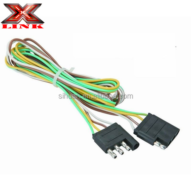 Trailer Light Cable Wire Harness 7 5 4 6 Tel çekirdeği yalıtımlı ve dayanıklı tasarım