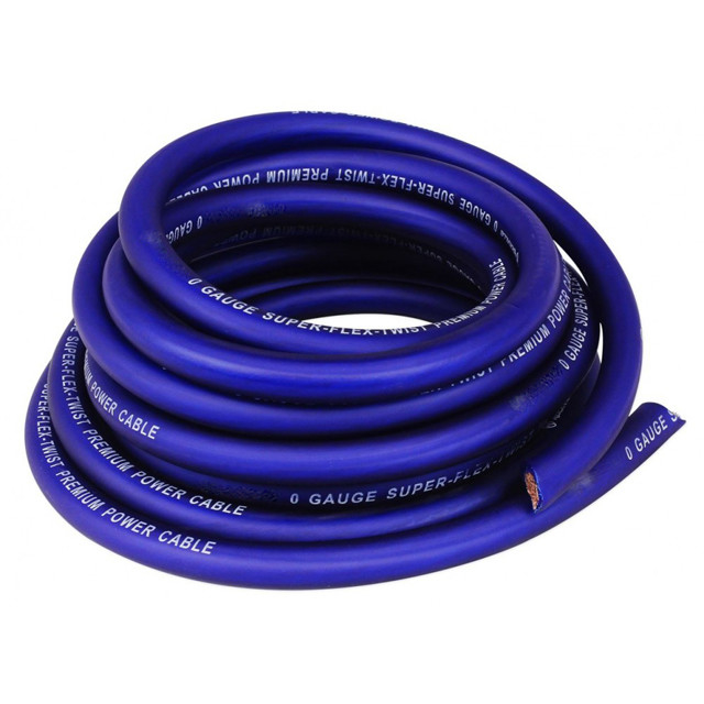 2/0 Gauge Heavy Duty Ofc Car Audio Wire Güç Kablosu Amp ve Sub için PVC yalıtım ile