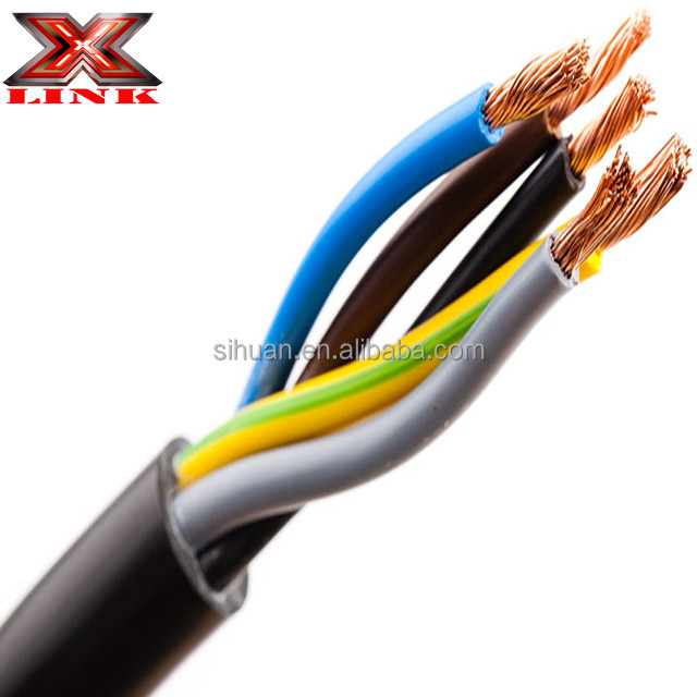 BS6500 Standart 7 Core PVC Stranded Copper Wire Elektrikli Trayler Track Wire For Industrial
