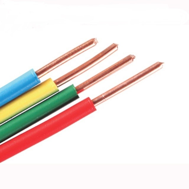 BV RVV Bakır Güçlü Elektrik Kablosu, Yapraklı İletici Tipi ve PVC Ceketli