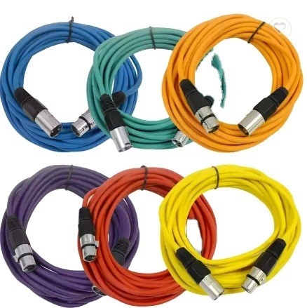 24AWG PVC yalıtım XLR DMX mikrofon radyo istasyonu ve hoparlör sistemleri için kablo