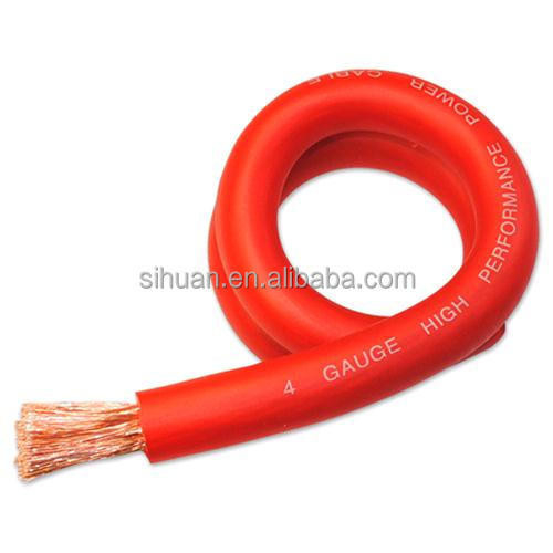 Düşük Voltajlı PVC Stranded High End Ses Gücü Kablosu Araba Ses Sistemleri için CCA